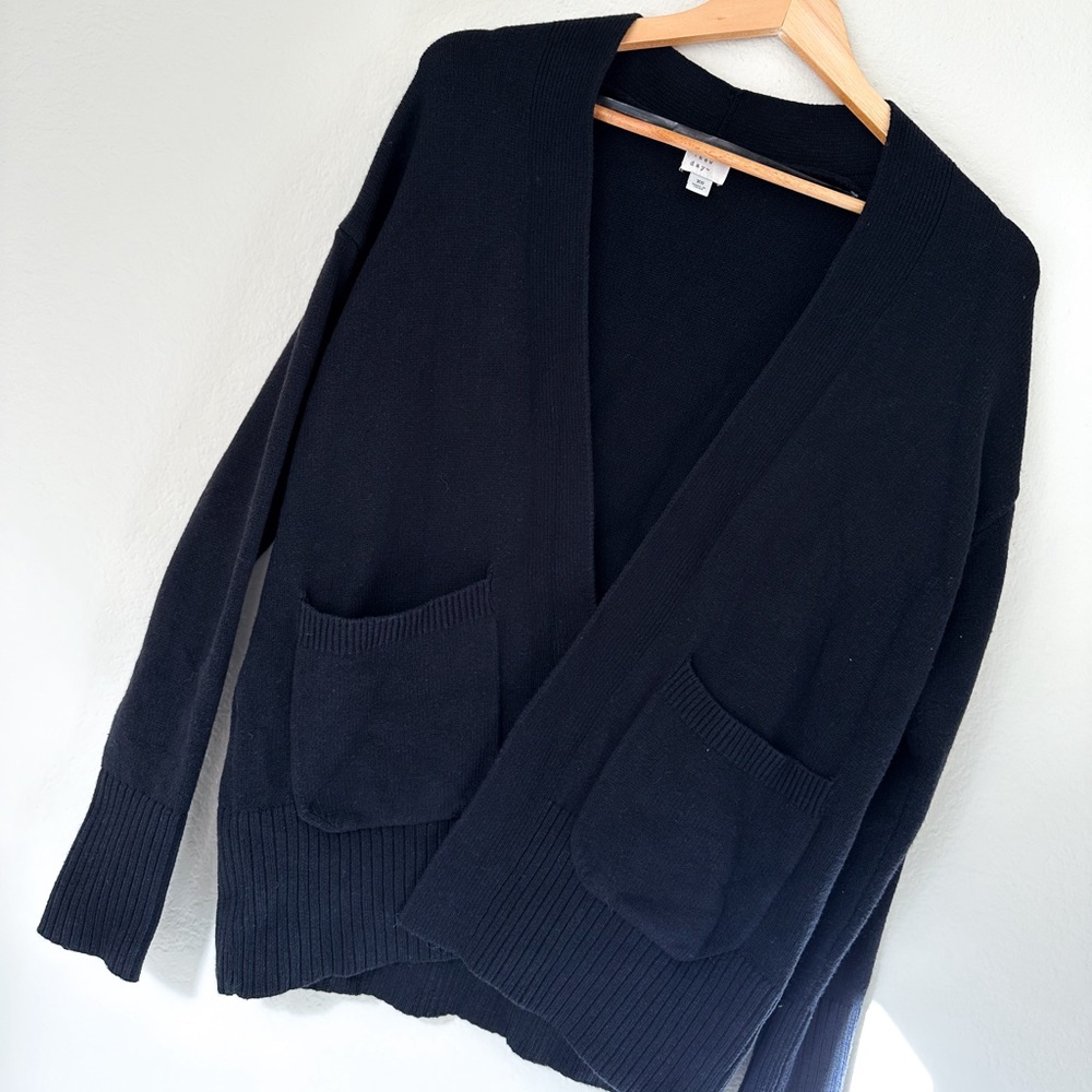 A New Day Black Open Knit Cardigan - Size XS